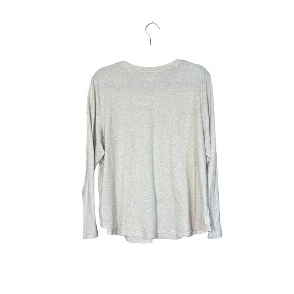 Old Navy Women’s Long Sleeve T-Shirt Cream XXL Sprinkle Casual Soft EUC - Picture 2 of 5